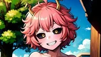 Mina ashido hiking