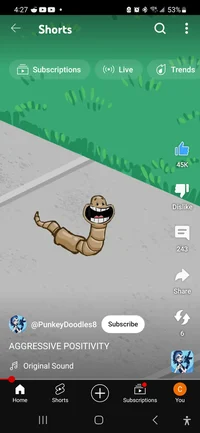 Aggressiv happy worm