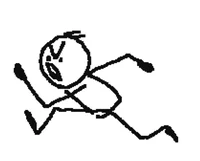Angry stickman