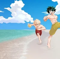 Bakugo-beach day