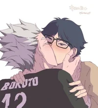 Akaashi x Bokuto