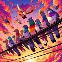 Group of Pigeons