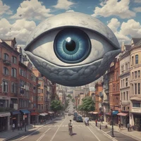 Giant eyeball