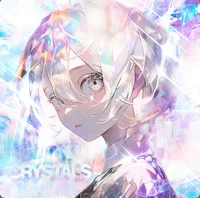Crystaled girl