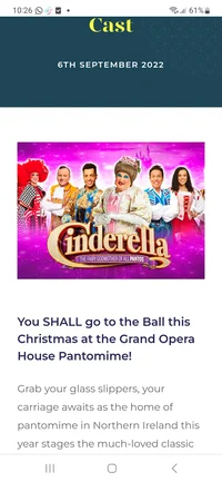 Pantomime  cinderlel