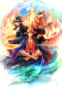 Ace Sabo and Luffy