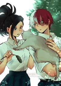 Todoroki and Momo
