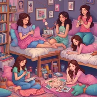 Girls sleepover