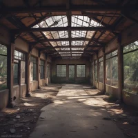 Abandoned zoo