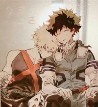 Izuku y Katsuki 