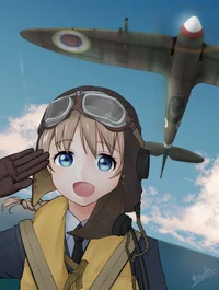 British pilot girl 