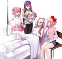 Monika in Hospital