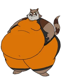 Fat Rocket Raccoon