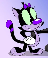 Beltza the cat 