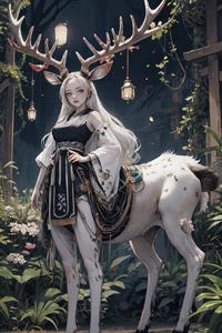 Lovable deer centaur