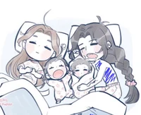 family cuddle time