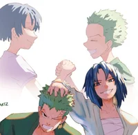 Zoro y Kuina 