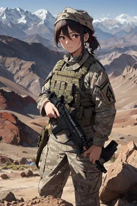 Female Afghan Marine