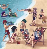 Mha beach party
