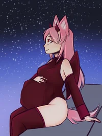 Preggo Catgirl annie