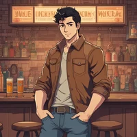 Guy at the bar- BL