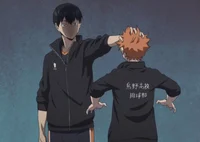 Kageyama and Hinata 