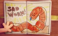 Sad worm