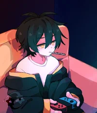 Lazy Gamer Boy