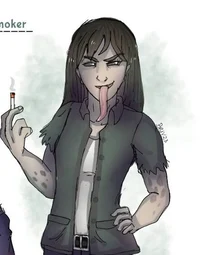 Курильщица 