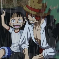 Shanks and Luffy