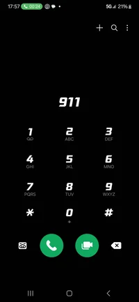 911 accidentl prombl