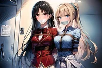 Estudantes orgulhosa