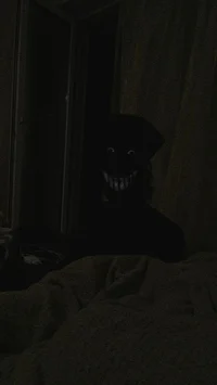 A face from the dark