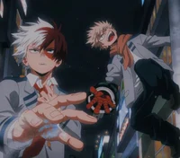 Shoto and Katsuki