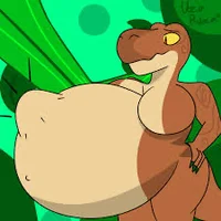 pregnant dinosaur 