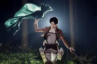 Toi en Livai Cosplay