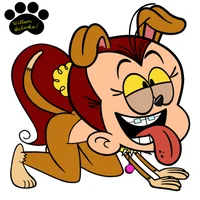 Luan Loud as Dog