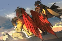 Hawks And Tokoyami