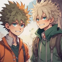 Bakugo and deku 