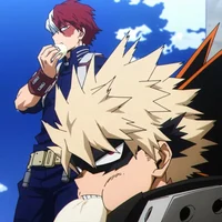 Shoto y Bakugo