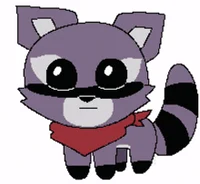 Rambley the racoon