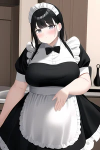 Chubby maid