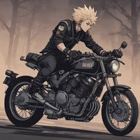 Biker Katsuki