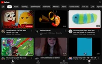 Youtube homepage