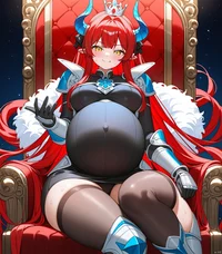 Pregnant Demon Queen