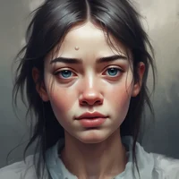 Crying girl 