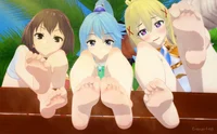 Konosuba Feet