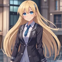 Exemplary schoolgirl