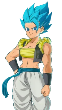 Gogeta fem madre blu