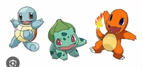 Kanto starters trio